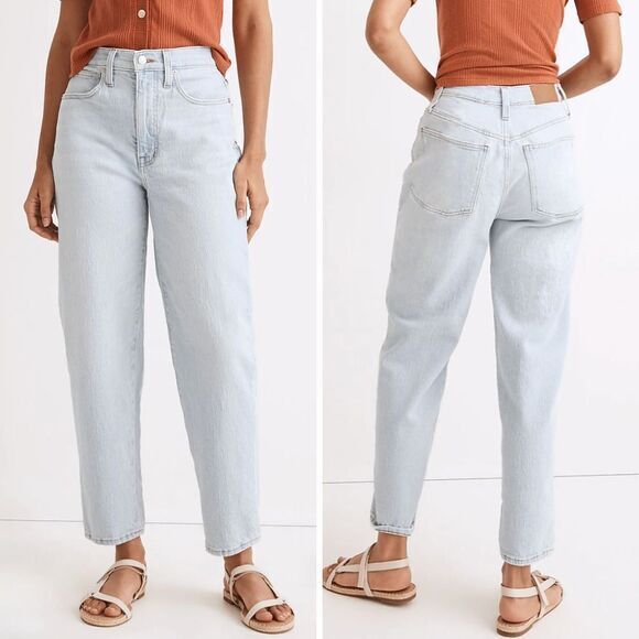 NEW Madewell Balloon Jeans in Baleberry Wash, 25 - Picture 1 of 16